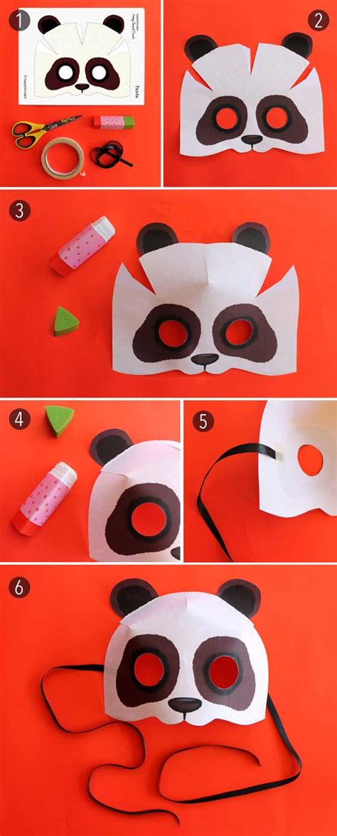 Diy Simple Animal Face Mask Craft Ideas For Kids K4 Craft