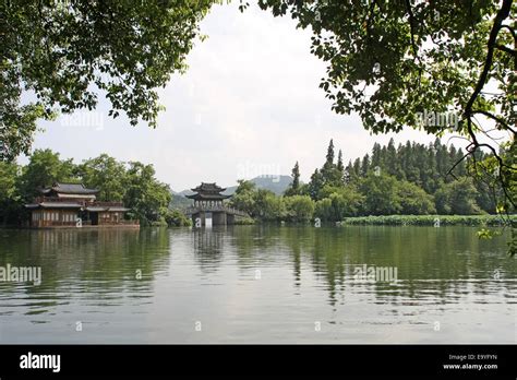 Hangzhou West Lake scenery Stock Photo - Alamy