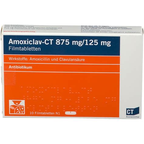 Amoxiclav Ct Mg Mg St Mit Dem E Rezept Kaufen Shop Apotheke