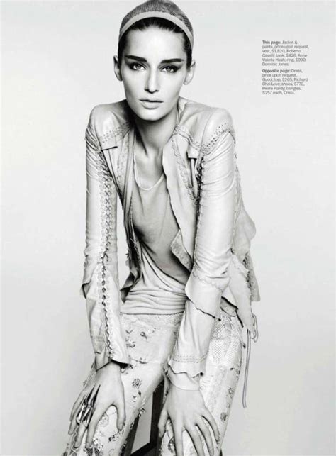 Linda Vojtova Poses For Nude Swings Maria Claire US March 2011