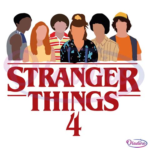 Stranger Things Characters SVG, Stranger Things Season 4