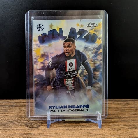 Yahoo Topps Chrome Uefa Kylian Mbappe Golaz