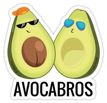 Avocabros Sticker Products In Cute Avocado Birthday Puns