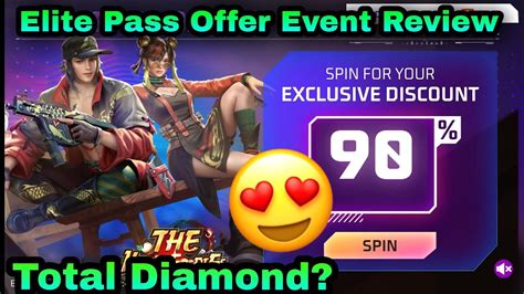 Ff Elite Pass Offer Total Diamond Free Fire Elite Pass Offer Event