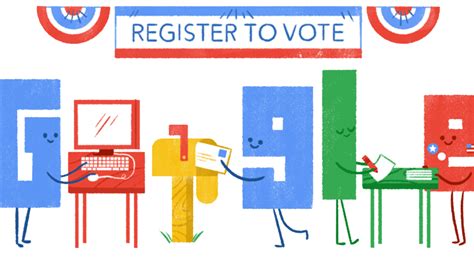 How To Register To Vote Google Doodle Marks National Voter Registration Day