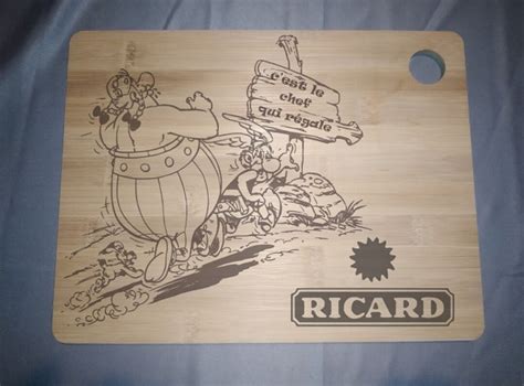 Cutting Board Asterix And Obelix C Is The Boss Who Regales Etsy