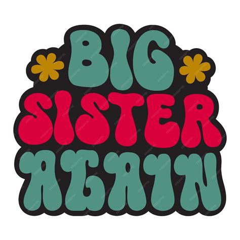 Premium Vector Sisters Retro Svg Bundle Funny Sister Retro Svg