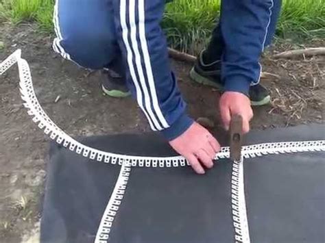 Декоративный щебень. Технология укладки - YouTube