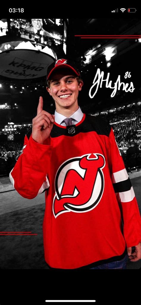 Jack Hughes Hockey Players New Jersey Devils Hughes Brothers