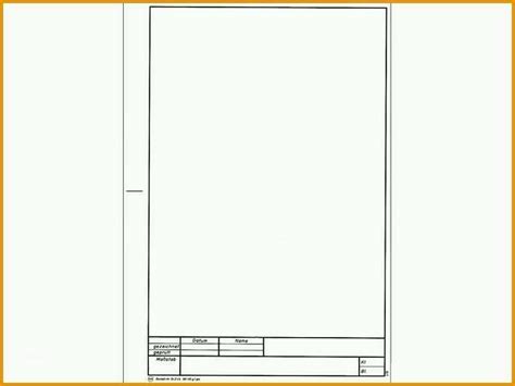 Bemerkenswert 17 Schriftfeld Technische Zeichnung Vorlage A4