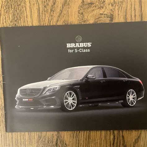 2014 Mercedes Benz S Class W222 S63 S65 850 Amg Brabus S500 Brochure Ebay