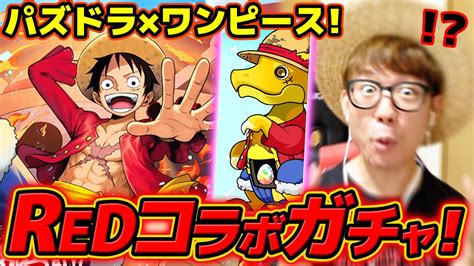 ワンピース 】パズドラ Film Red コラボガチャ滑り込みで引いていく！！！one Piece Youtube