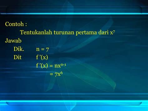 Turunan Aljabar Ppt