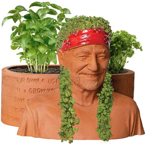 Willie Nelson Chia Pet® Herb Planter - Chia.com