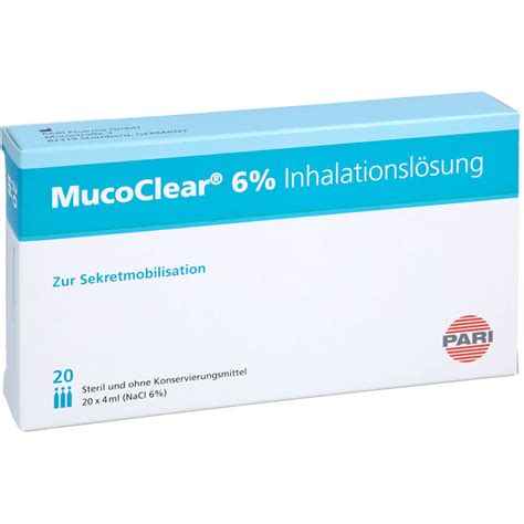 MUCOCLEAR 6 NaCl Inhalationslösung Blumenrather Apotheke