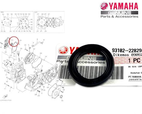 Genuine Oil Seal Magneto Nmax Aerox Lazada Ph