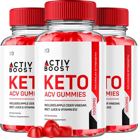 3 Pack Activ Boost Keto Acv Gummies Advanced Weight Loss