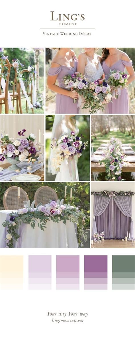 Lilac Gold DIY Wedding Rustic Wedding Ideas Vintage Wedding