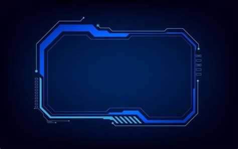 an abstract futuristic blue background with lines and dots in the shape of a rectangle