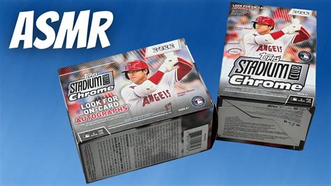 Asmr Stadium Club Chrome Baseball Cards Whispering Gum