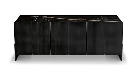 Office Sideboard 210 Black More Malerba Passion For Perfection