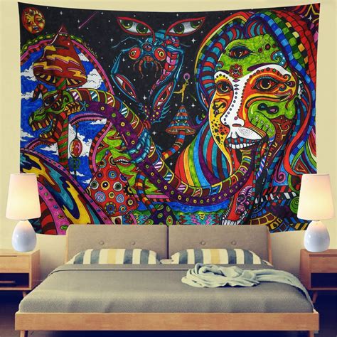 Colorful Tapestry Wall Tapestry Wall Hanging Psychedelic