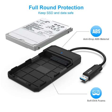 Benfei Inch Sata To Usb Tool Free External Hard Drive Enclosure