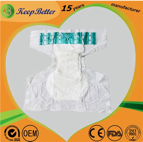 Adult Diaper Briefs Pe Waterproof Backsheet With Pp Refastenable Tabs