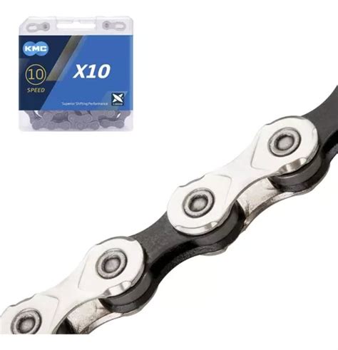 Corrente Kmc X Silver Prata L V X V X V Speed Mtb