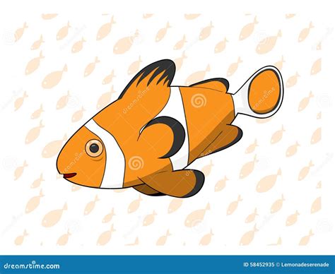 Vector Clownfish Stock Vector Illustration Of Artistic