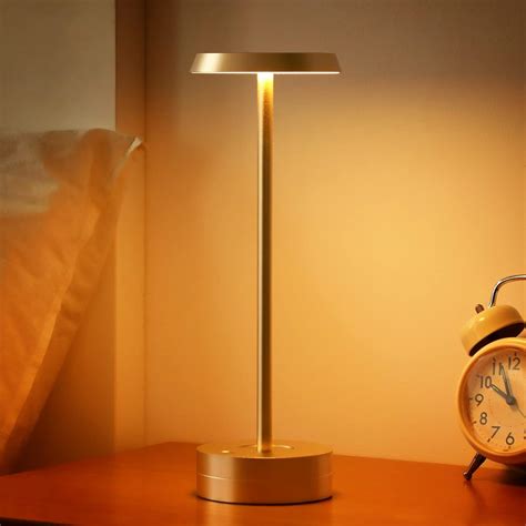 GOVSSING Battery Operated Table Lamps 4000mAh Rechargeable Lamp With