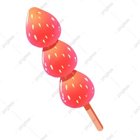 Skewer Hd Transparent Strawberry Skewers Strawberry Fruit Dessert