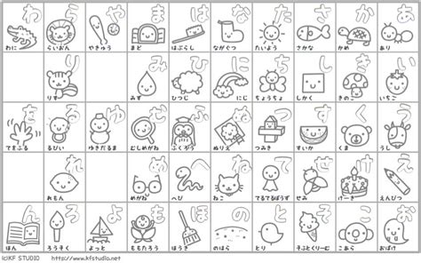 27 Downloadable Hiragana Charts