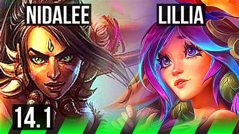 Nidalee Vs Lillia Jng 1328 6 Solo Kills Legendary Kr