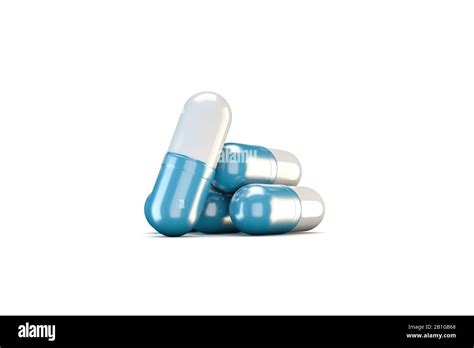 3d Rendering Medicine Concept Antibiotic Capsule Pill And Tablet