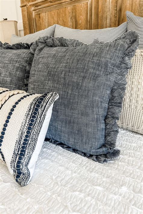 Neutral And Navy Bedding Idea Navy Bedding Blue And Grey Bedding