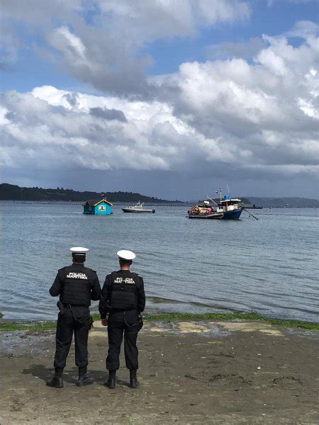 Capitanía de Puerto de Chonchi cubre dispositivo de seguridad en