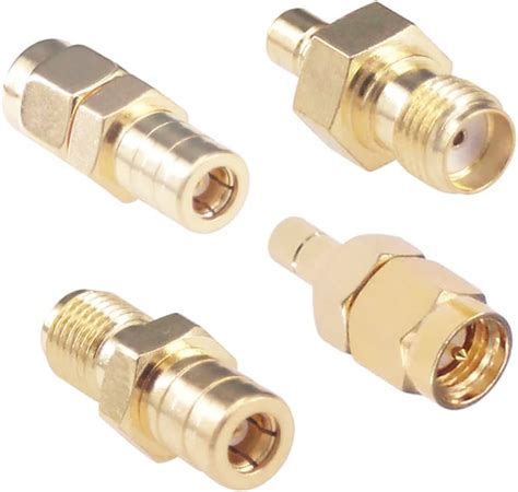 Amazon RFaha 4pcs SMA To SMB Coax Connector SMA Male Female To SMB