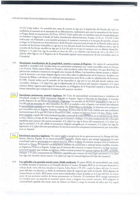 Dipr Casos Pr Cticos Leccin Sucesiones Internacionales Derecho