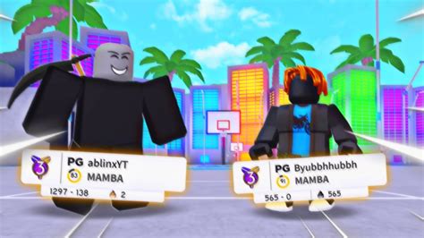 Running With Undefeated Mamba 3 In Roblox Hoopz 1 Roblox Hoopz