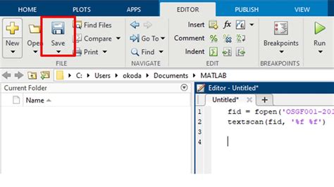 A How To Read Data From Text Files In Matlab Youtube