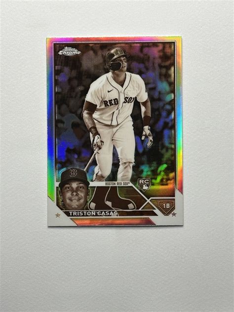 Topps Chrome Sepia Refractor Triston Casas Rc Boston Red Sox