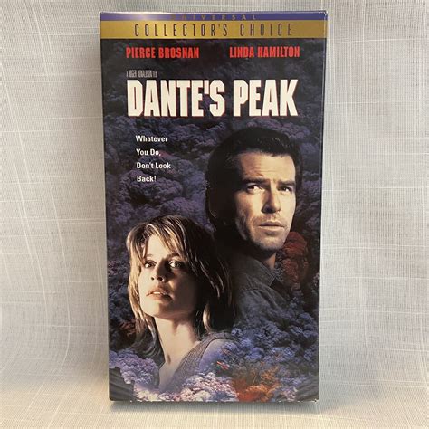 Dante S Peak VHS Tape Pierce Brosnan Linda Hamilton Collectors Choice