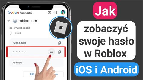 Jak Zobaczy Swoje Has O W Roblox Ios I Android Youtube