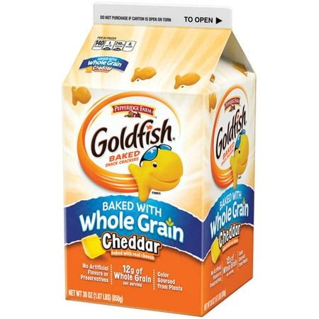 Whole Grain Goldfish Nutrition Label - Nutrition Pics