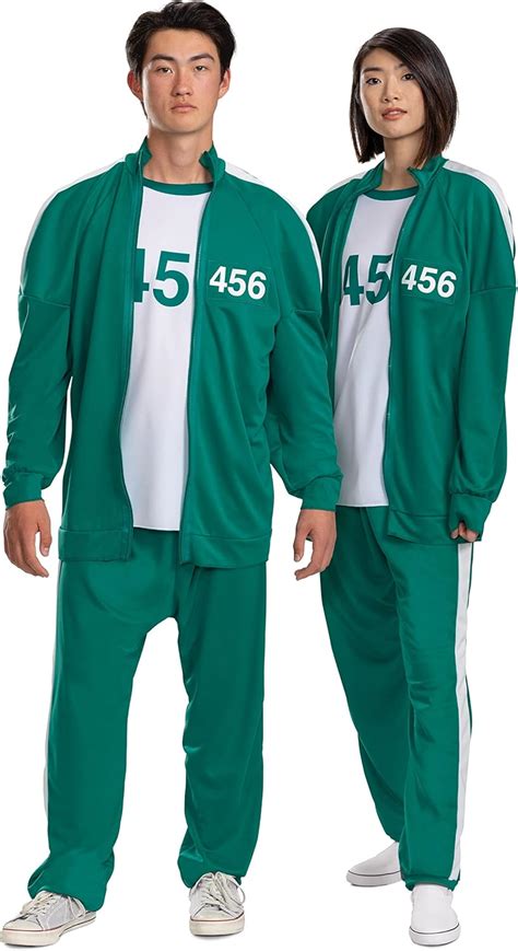 Squid Game Player Adult Track Suit As Shown Standard Amazon Ca