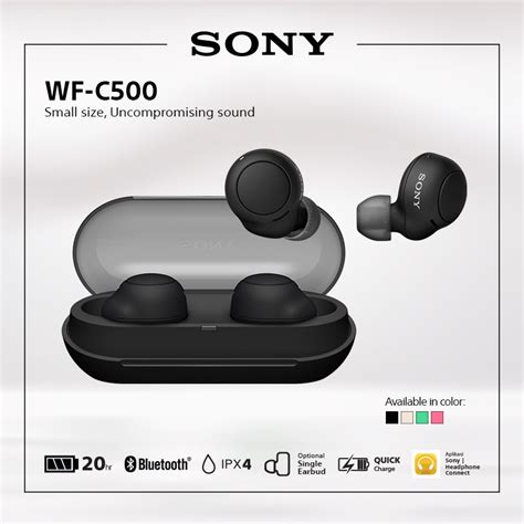 Jual Sony Wf C Truly Wireless Headphones Wfc Wf C