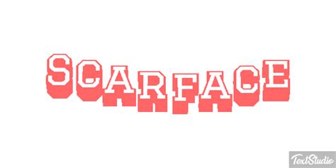 Scarface Movie Animated  Logo Designs