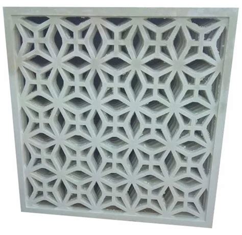 White Grc Jali For Home Rs Square Feet Avon Stone Id