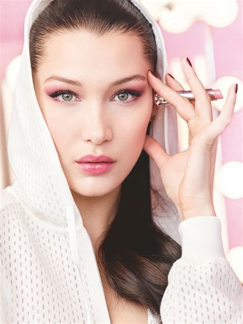 Bella Hadid Stuns In Dior S Lip Glow Campaign Fashionisers